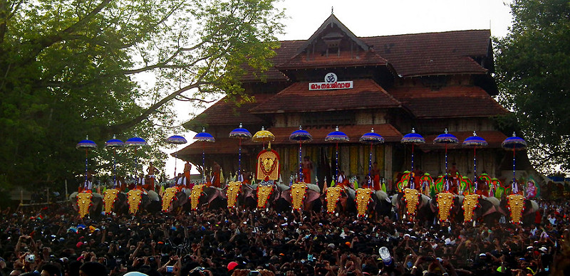 Kudamattom at Thrissur Pooram