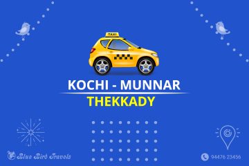 Book Kochi to Munnar to Thekkady Taxi