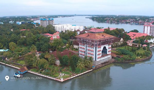 Spectacular aerial view of Willingdon Island