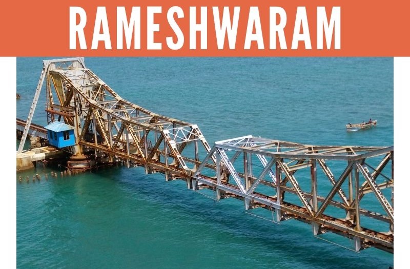 Pamban Bridge across Sea