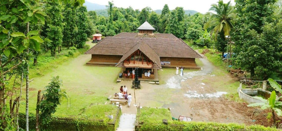 Aerial View of Temple